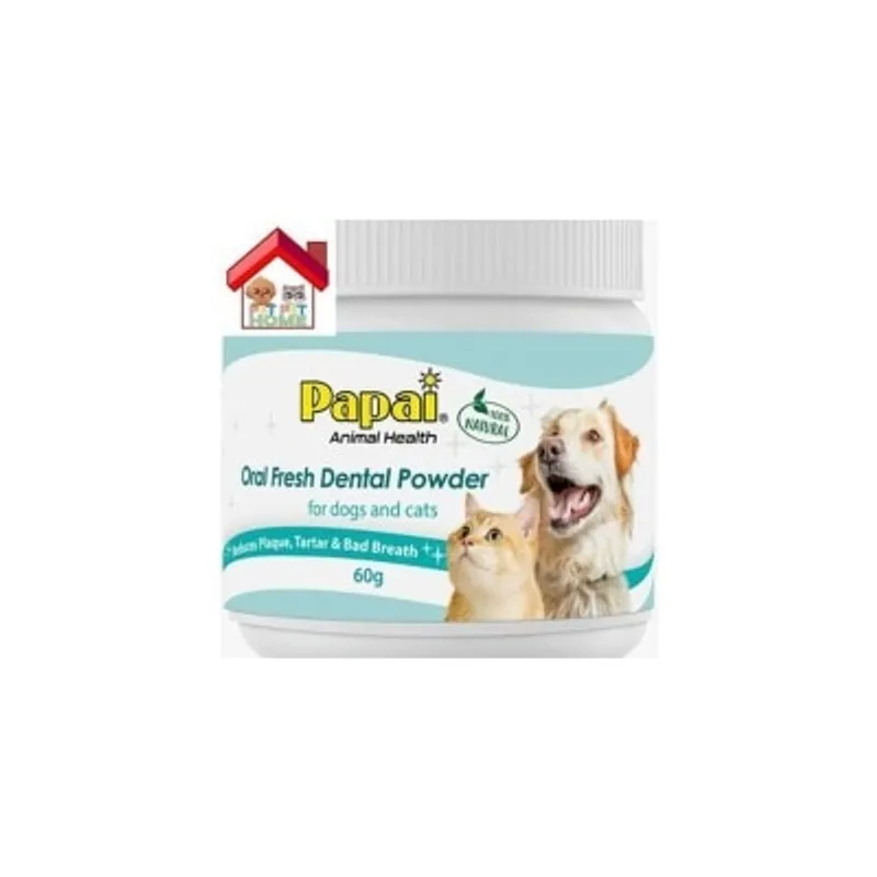 Papai 海藻深層潔牙粉 60g (原味) 貓犬用