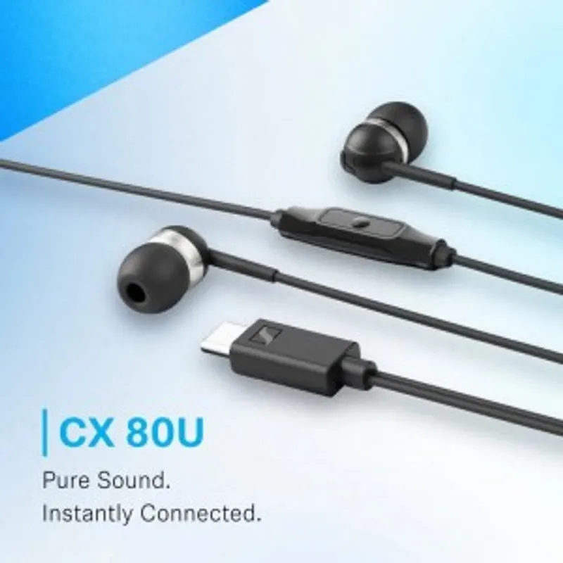 SENNHEISER CX 80U 入耳式耳機 (USB-C 插頭)