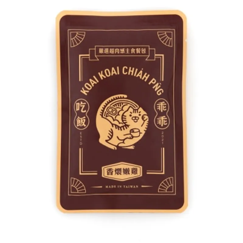乖乖吃飯 香煨嫩雞 超肉感主食餐包 貓濕糧 (100g) 410004