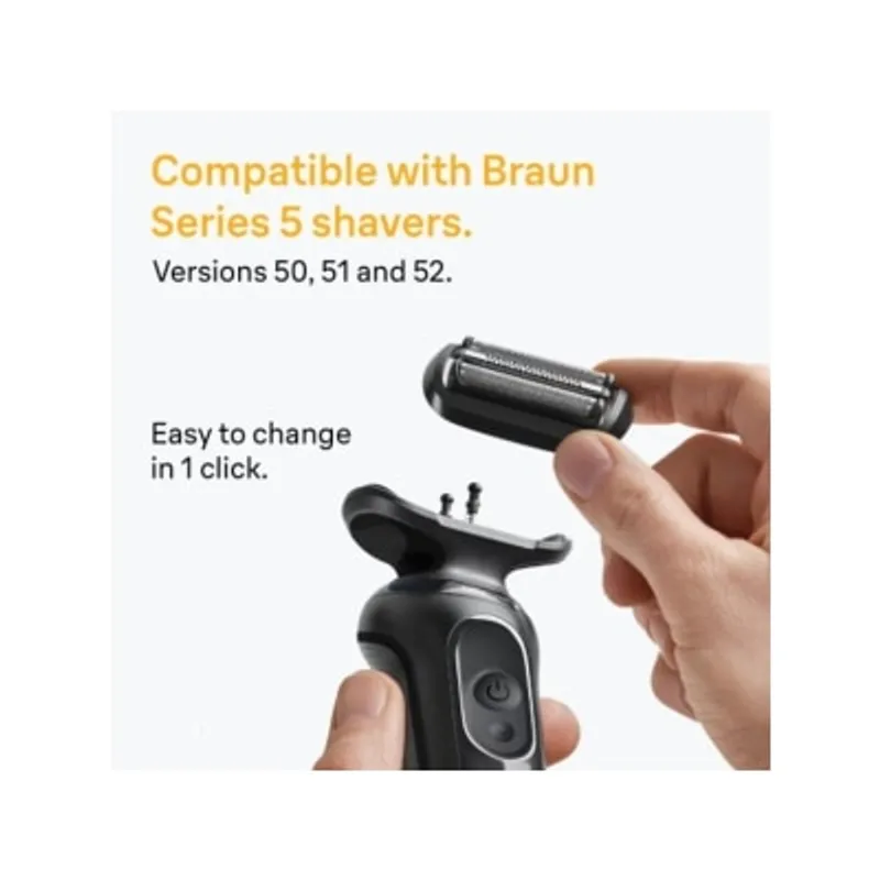 BRAUN 百靈 Braun 54B黑色刀頭網膜組合