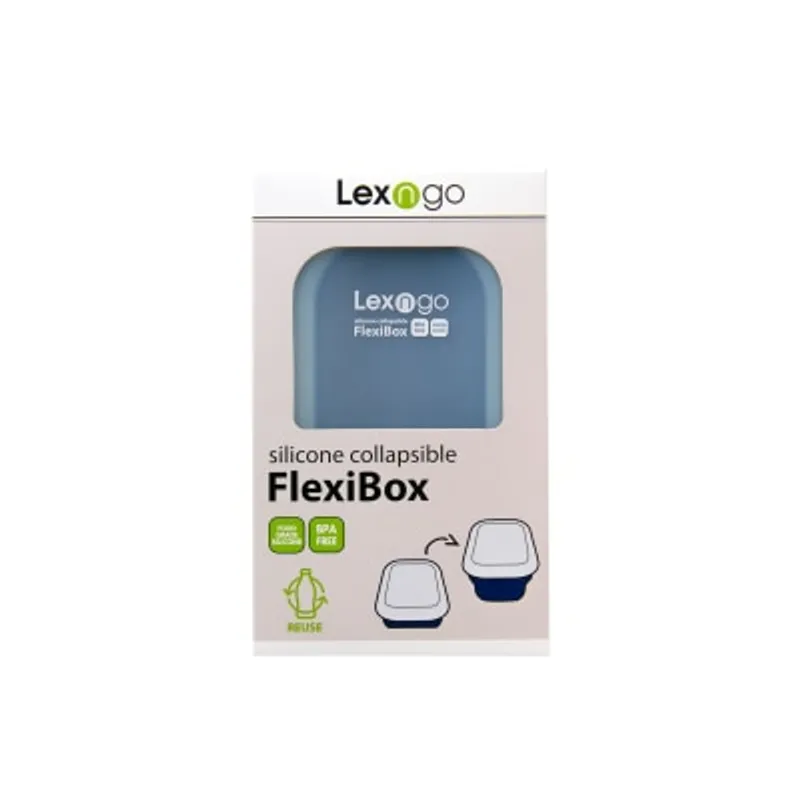 Lexngo 矽膠蓋可摺疊食物盒 (小)