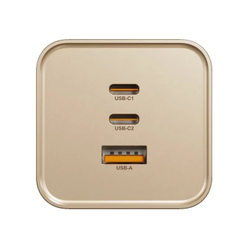 SCHNEIDER 65W GaN 三插口 2C+1A USB快速充電器