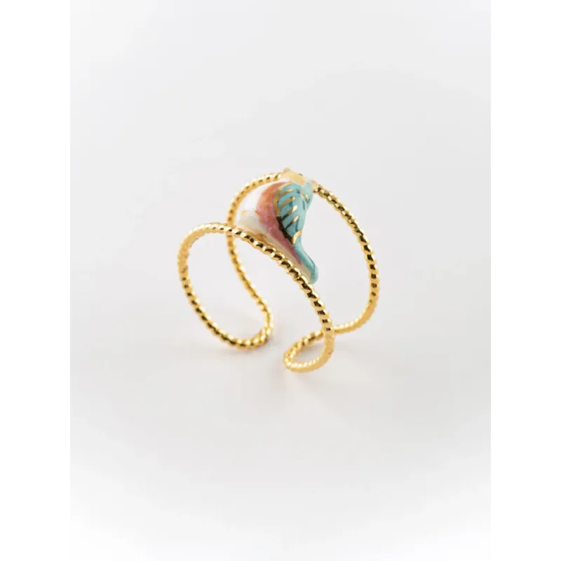 Blue Bird Double Ring