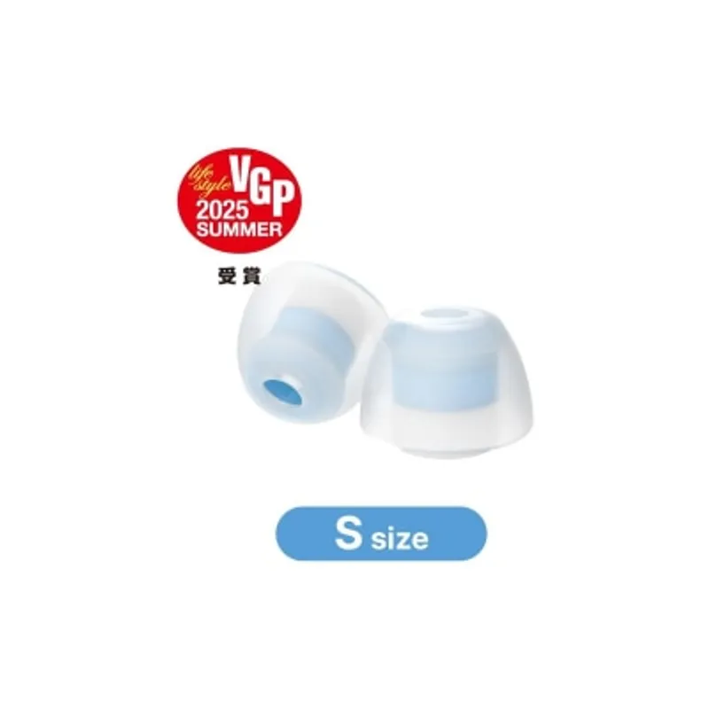 LEPIC clear Eartips (S size / 2 pairs)