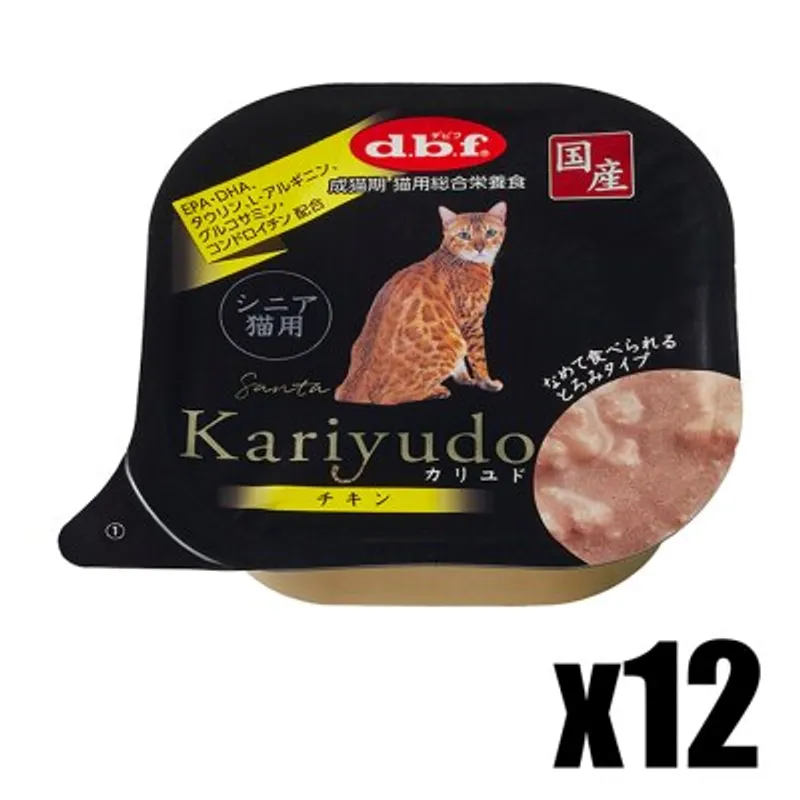 D.B.F [12盒優惠] 狩人餐盒 Kariyudo - 雞肉 老貓小餐盒 (95g x12) - d.b.f