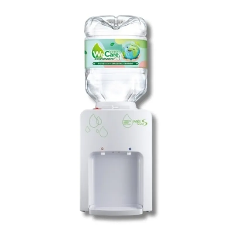WATSONS WATER 屈臣氏蒸餾水 Wats-MiniS冷熱水機(白色) + 16樽8公升樽裝蒸餾水