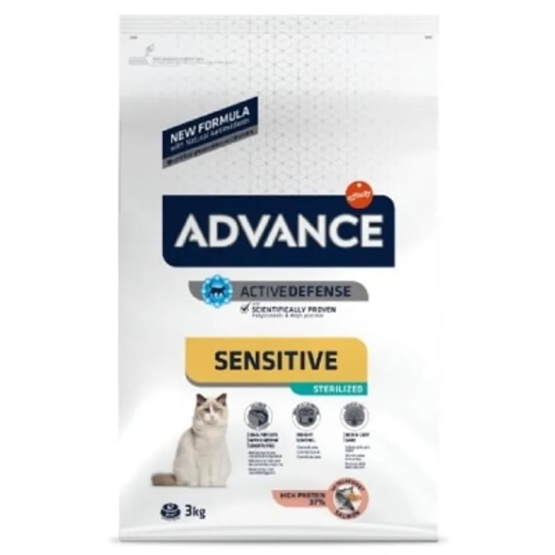 ADVANCE 特殊護理絕育成貓糧 – 三文魚/過敏護理 3kg
