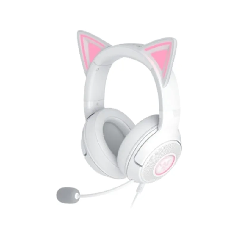 Razer 雷蛇 Kraken Kitty V2 貓耳造型USB有線RGB電競耳機 (RZ04-04730600-R3M1)