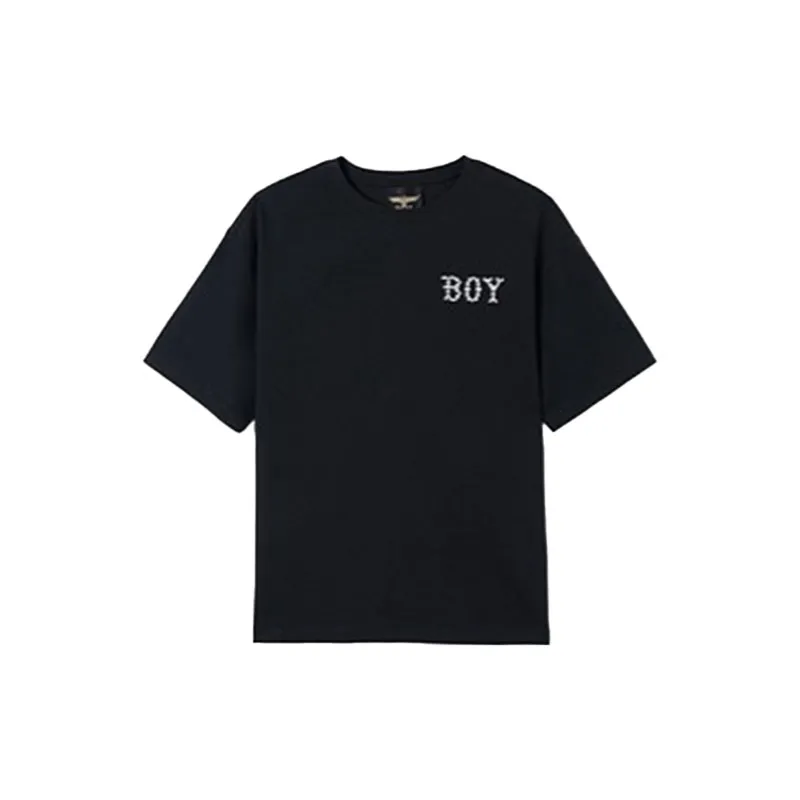 BOY LONDON LOGO 闪钻T恤