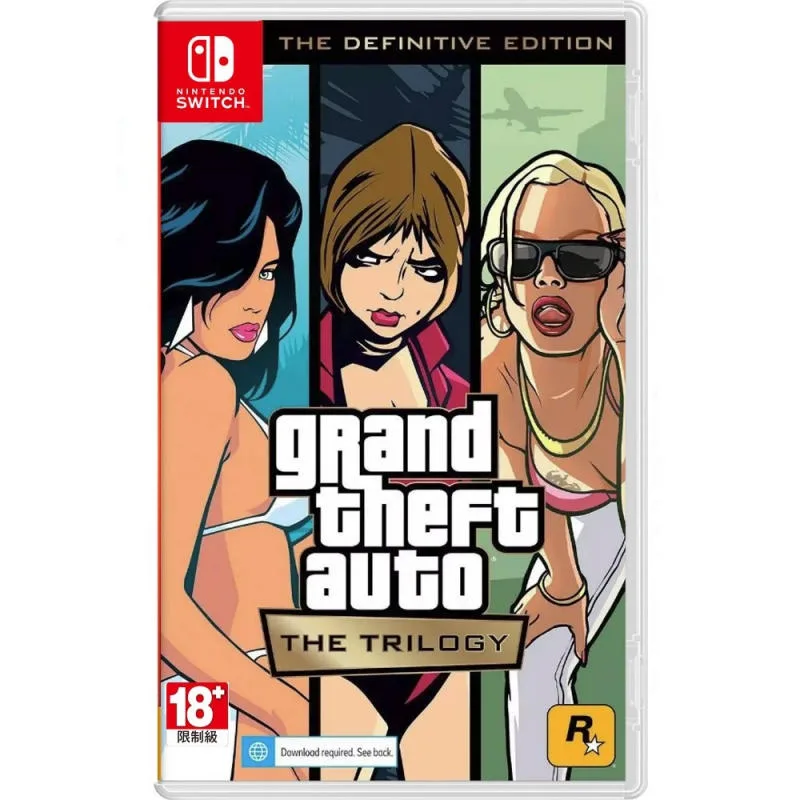 NS GTA 俠盜獵車手：三部曲 最終版 中英文版 Grand Theft Auto： The Trilogy – The Definitive Edition