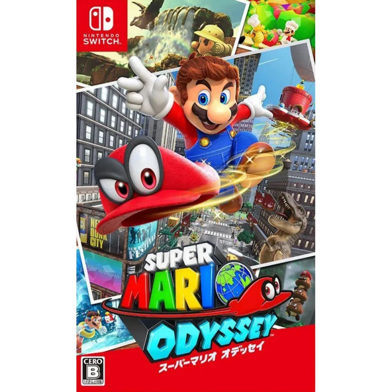 NS Mario Odyssey 奧德賽 中／英／日文 日版封面