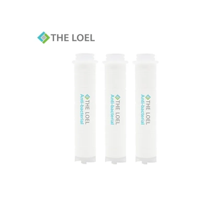 The LOEL TLF-AS3 3入抗菌花灑頭濾芯 (適用於TLV-50, TLV100 Plus & TLV200 過濾花灑)