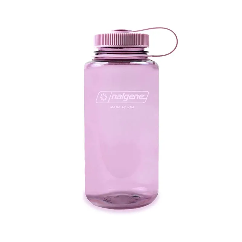 Nalgene美国宽嘴水樽 1000cc 樱花粉色