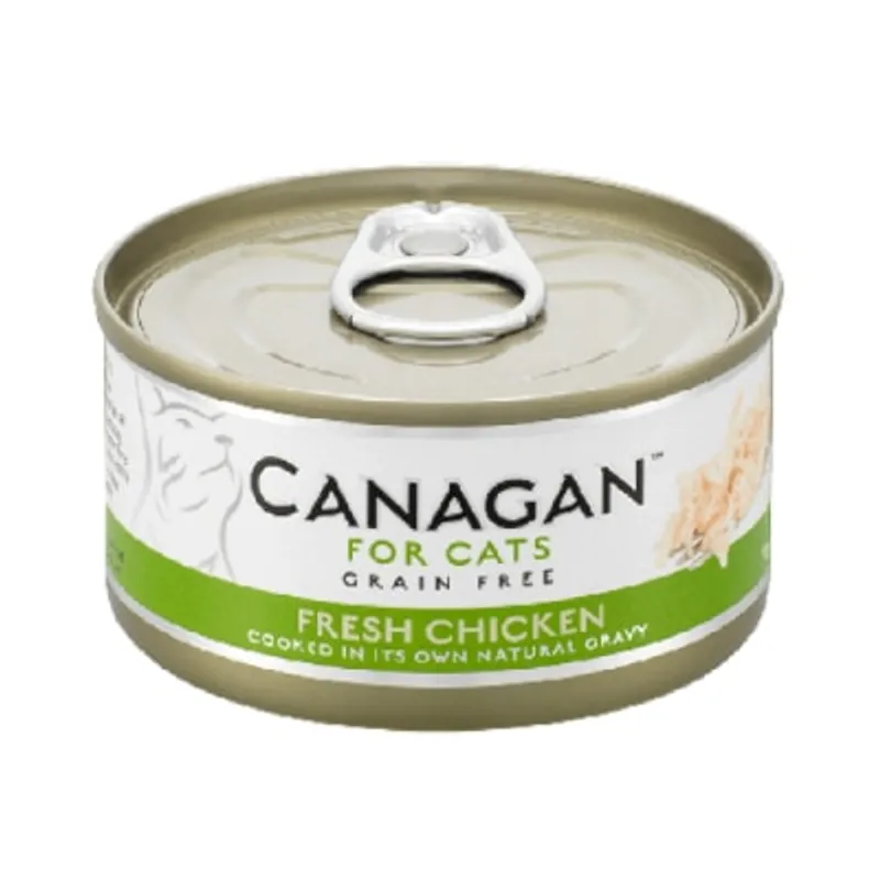 Canagan 貓用無穀物雞肉配方罐頭 75g