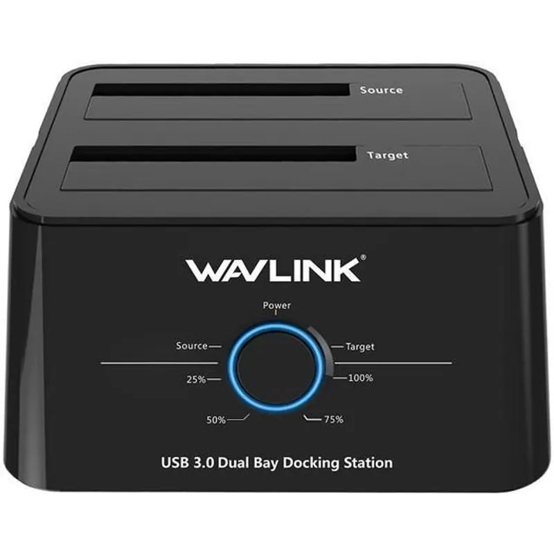 WAVLINK USB-C/USB 3.0雙槽外置硬碟盒 WLST334UA