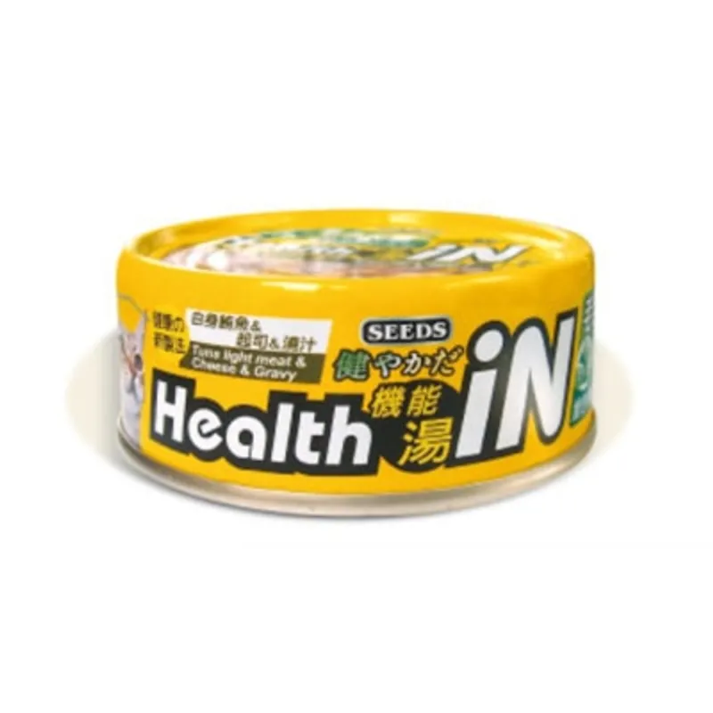 種子 [Health iN] 白身鮪魚+芝士+維他命B群 (80g) 貓罐頭 822011
