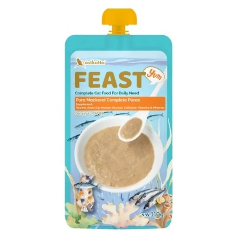 ASTKATTA Feast 純鯖魚肉泥主食包 (110g) 361475