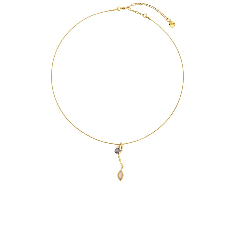 Olive Branch Single Leaf Necklace