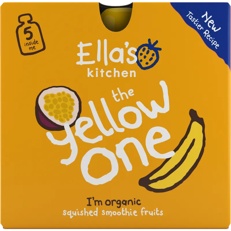 Ella's Kitchen 有機黃色雜果蓉五包盒裝 90GX5