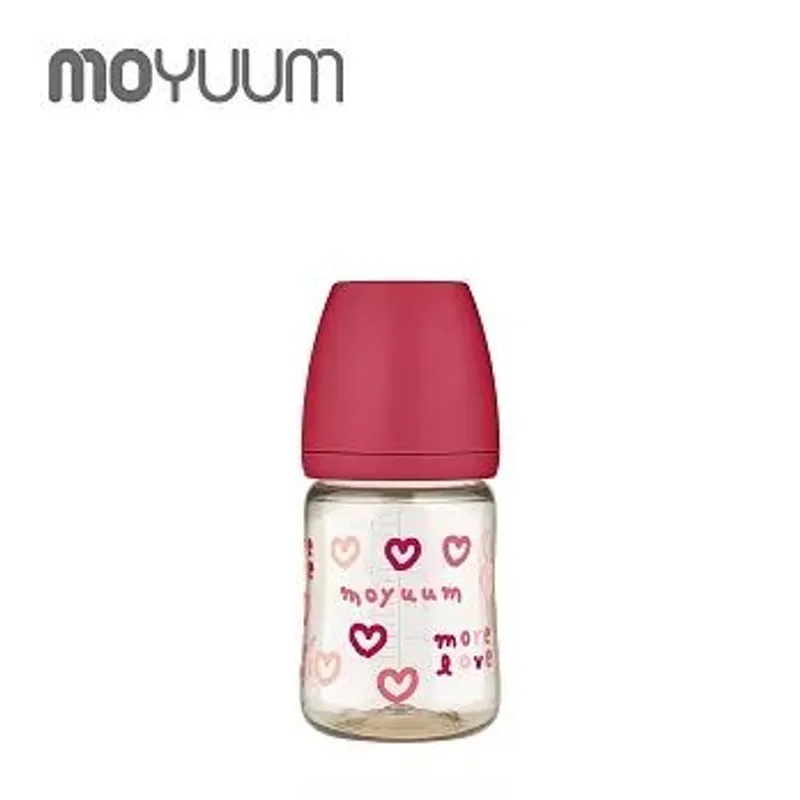 Moyuum寬口奶瓶170ml/6oz(紅色)