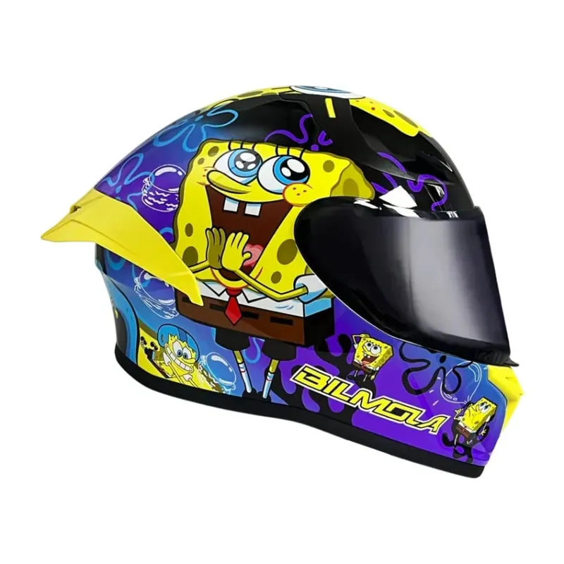 BILMOLA X SPONGEBOB RAPID RSLT - SPONGEBOB FULL FACE HELMET