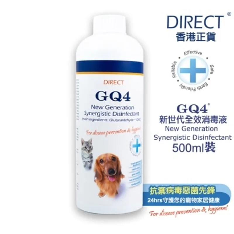 Direct [GQ4] 新世代高效防菌消毒液 (500ml)24小時抗禦病毒惡菌先鋒 - DIRECT