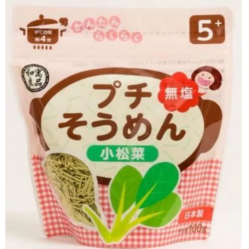 和寓良品無鹽小素麵 (小松菜, 100克)