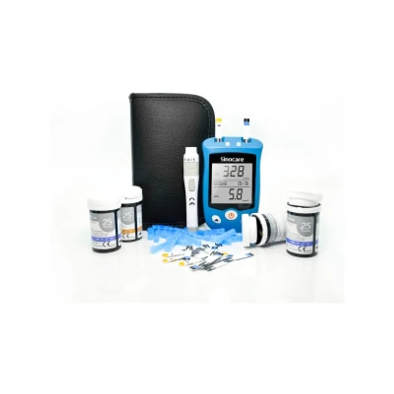 Sinocare AQ UG 血糖機尿酸機2合1主機套裝 (主機連50血糖試紙+50尿酸試紙+50針)