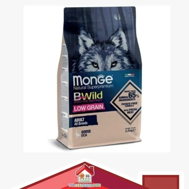 MONGE Monge B-Wild系列 野生鵝肉成犬配方 狗乾糧