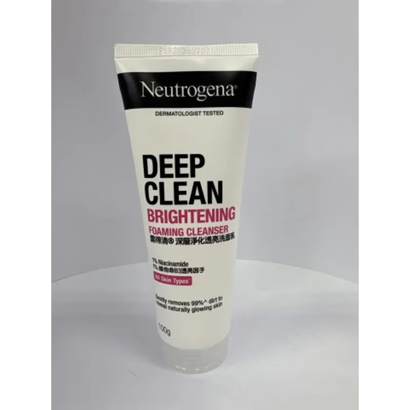 Neutrogena露得清深層凈化透亮洗面乳100G(粉字)