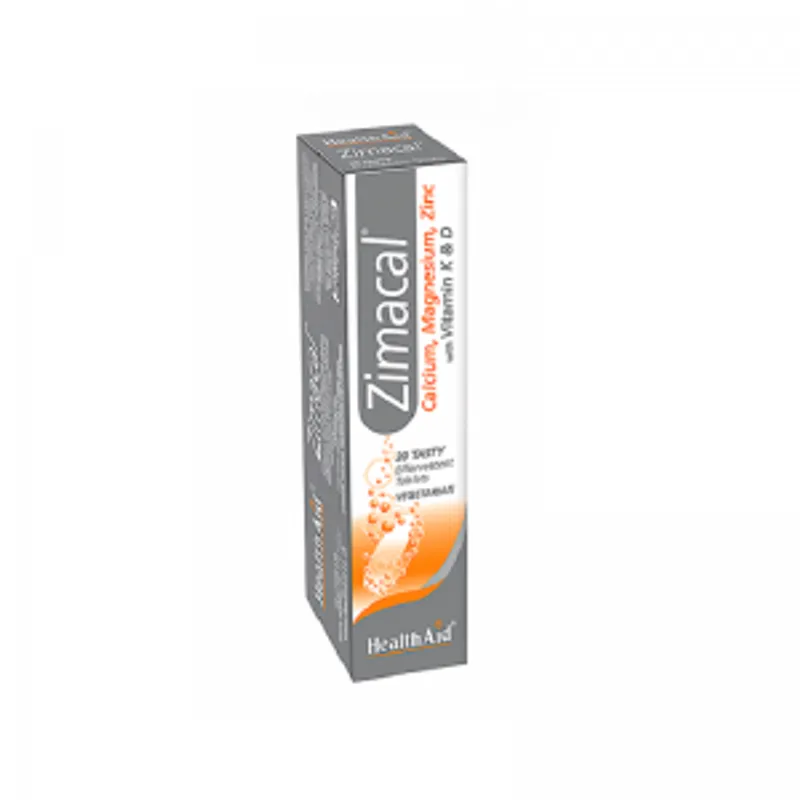 Health Aid 鈣鎂鋅水溶片20片/盒