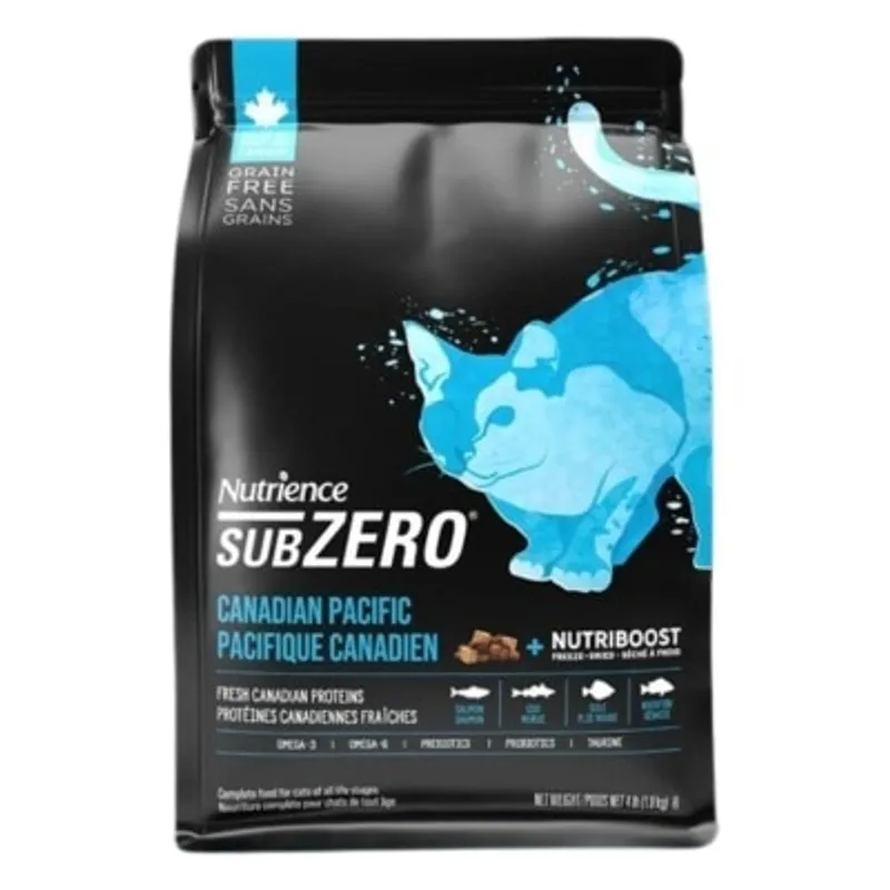 Nutrience SubZero 冷凍脫水鮮三文魚、鯡魚 無穀物七種魚 全貓配