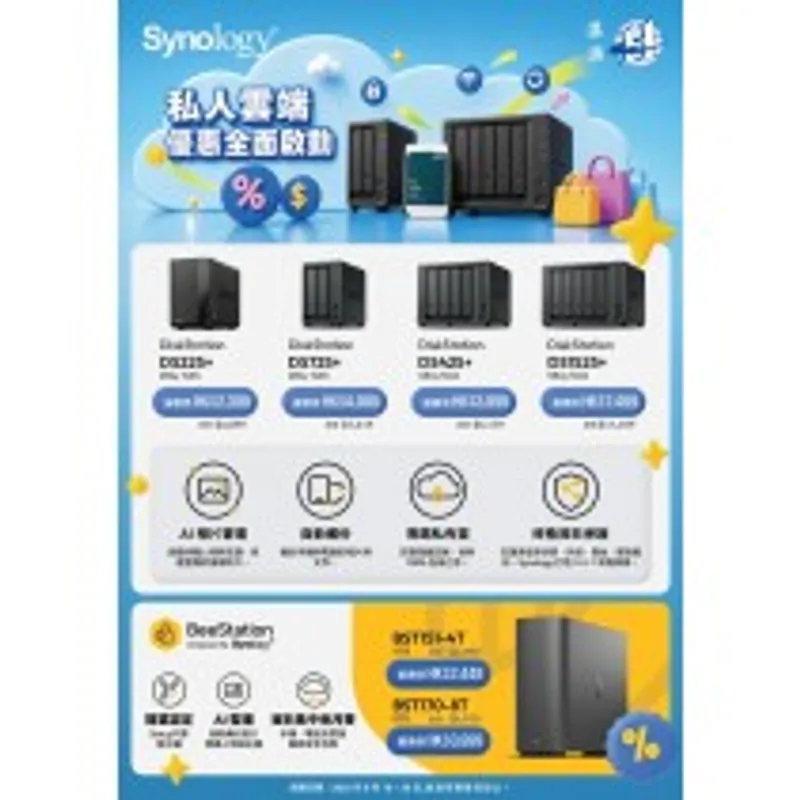 Synology 電腦節優惠