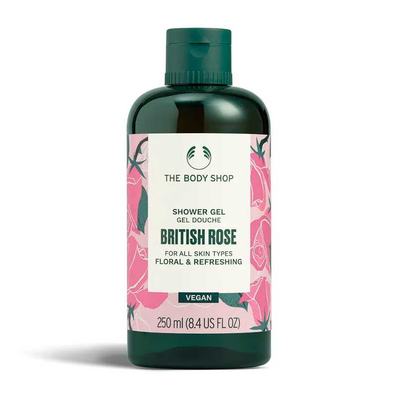 THE BODY SHOP 英倫玫瑰身體沐浴露