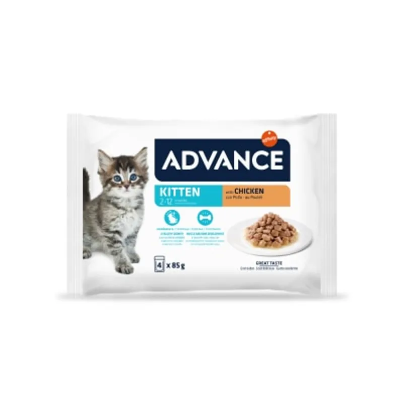 ADVANCEPETFOOD 日常幼貓濕糧 – 雞肉 (85g X 4 包) 564494