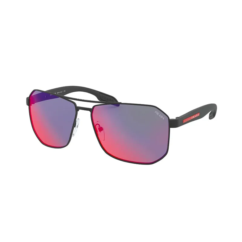 PRADA-SPORT SPS 51V DG09Q1 不规则形金属太阳眼镜