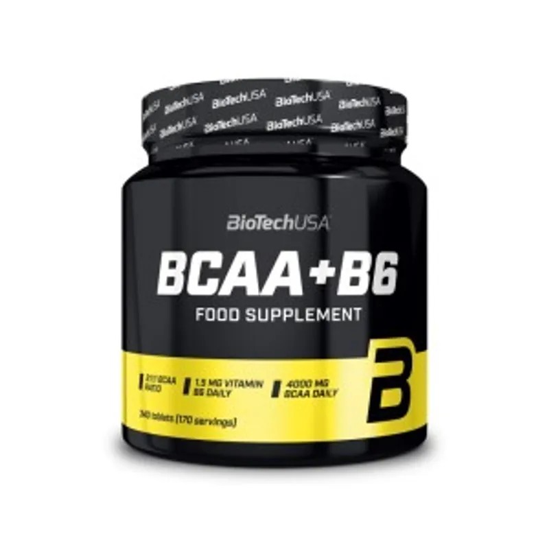 BioTechUSA BCAA+B6, 支鏈氨基酸+維他命B6, 340粒裝硬丸
