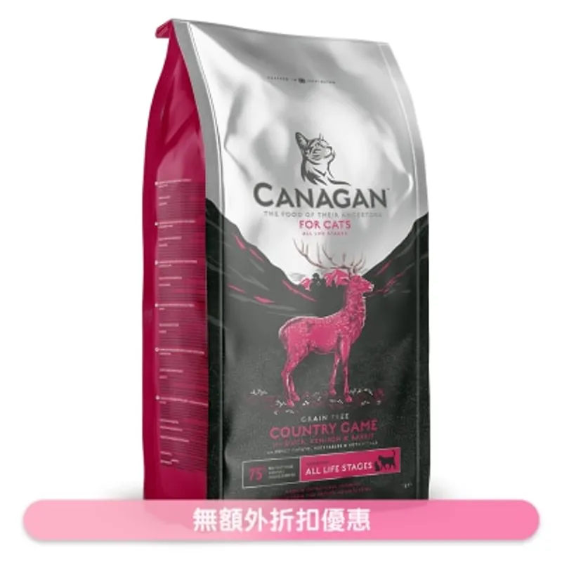 CANAGAN 無穀物田園野味貓糧配方(1.5kg) - Canagan 原之選