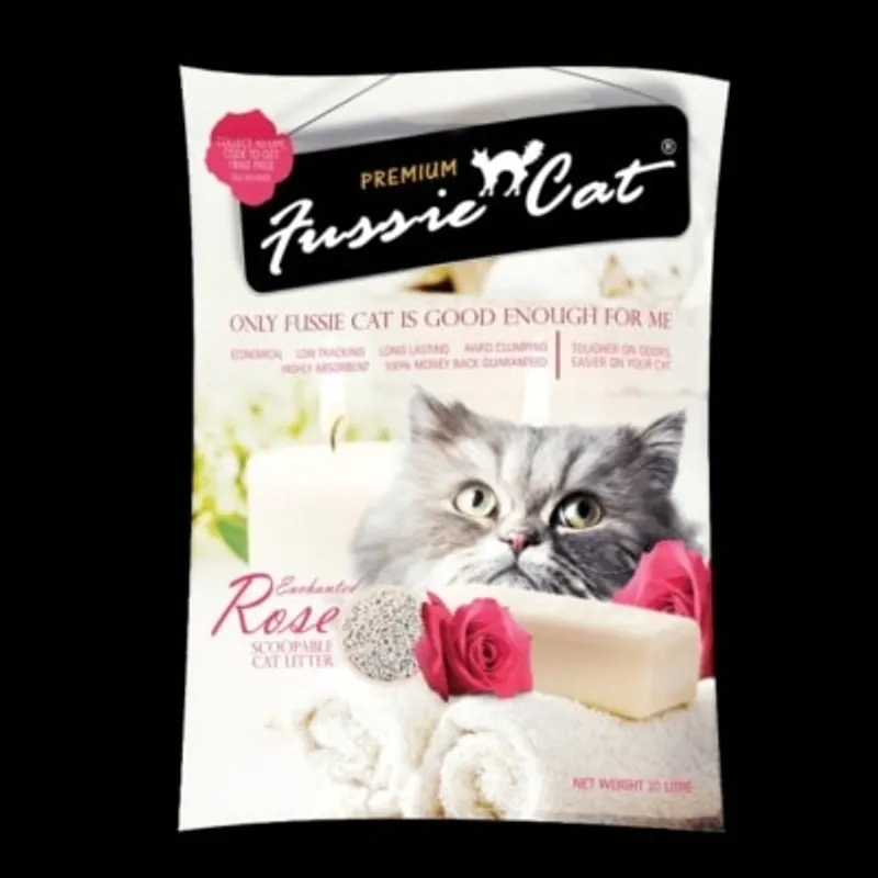 Fussie Cat FCLR1 礦物貓砂 玫瑰味(5L)