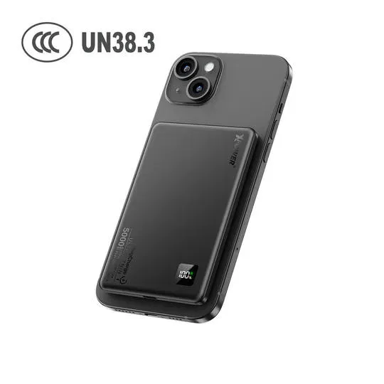 XPower M5K 3合1鋁合金數顯 5000mAh PD3.0+磁吸無線外置充電器