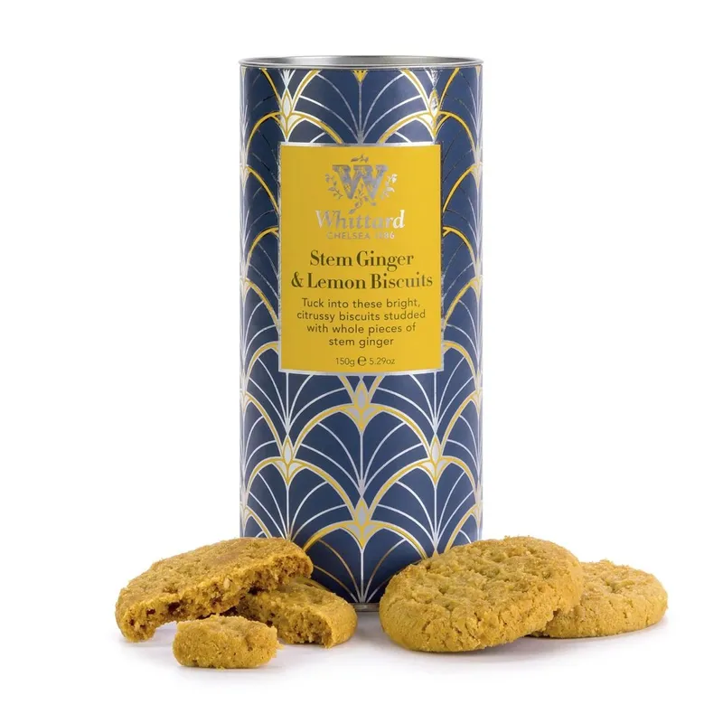 WHITTARD STEM GINGER & LEMON CORE BISCUITS