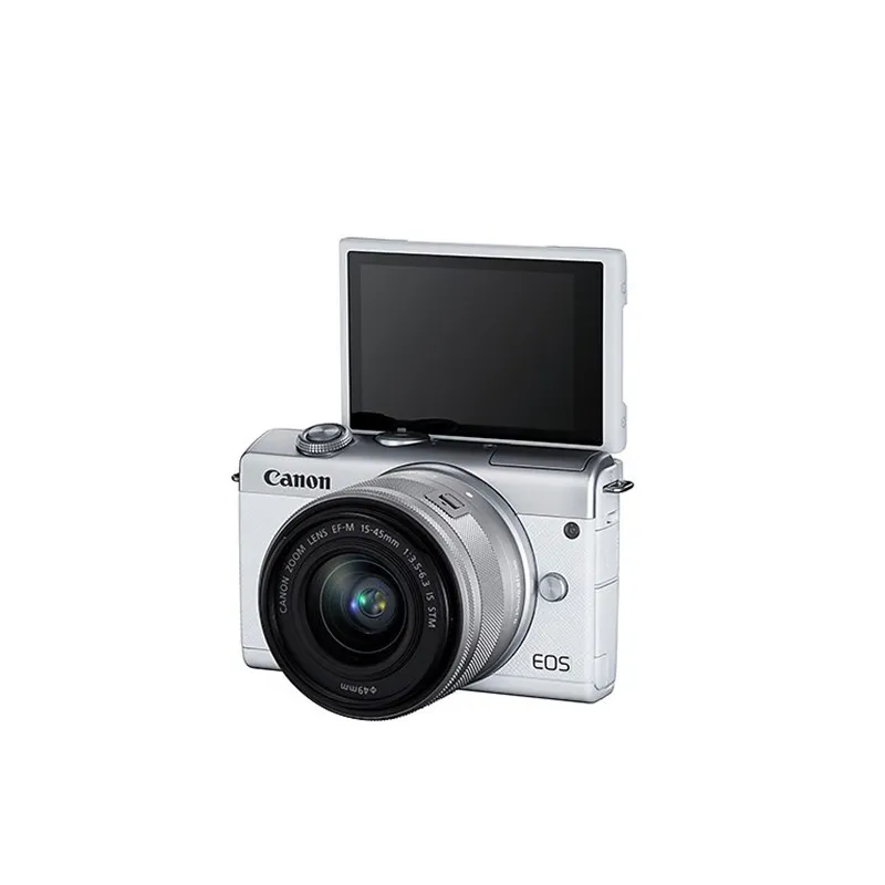 CANON 可换镜头数码相机连镜头(15-40mm) EOSM200WHEFM15-45MMF3.5-6.3ISSTMKIT