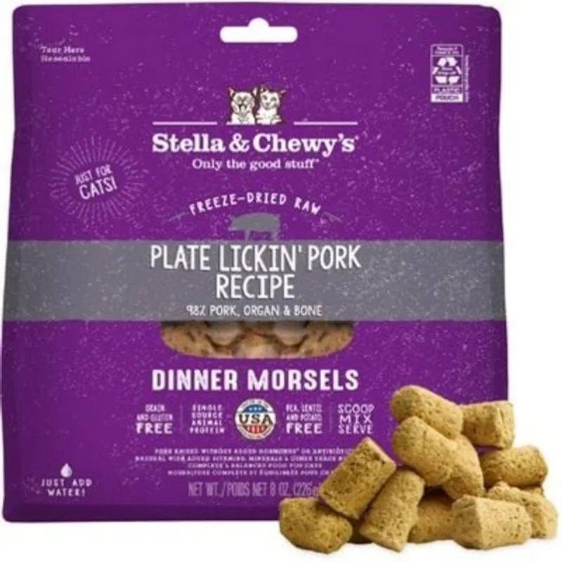Stella & Chewy's 凍乾生肉主糧 豬全部都係豬 豬肉配方貓糧
