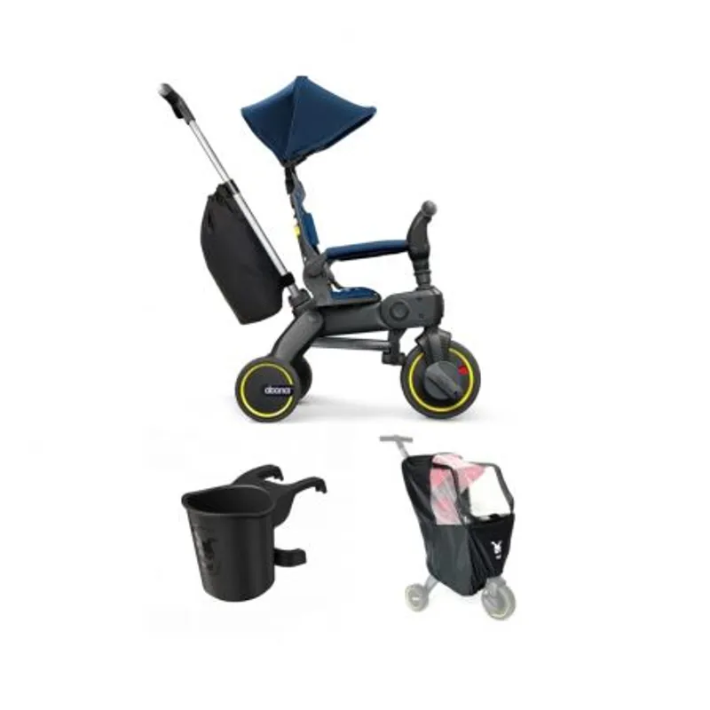 特價-灰藍色 Liki S3 多功能輕便套裝三輪車（原價$2506）