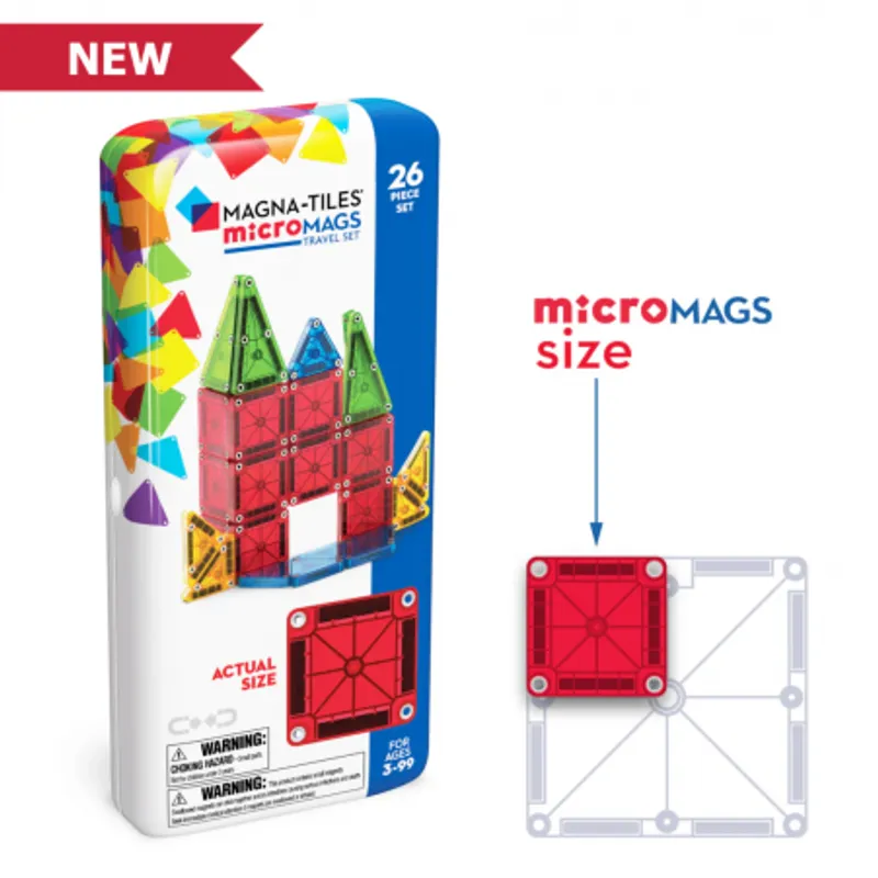 特價-磁力片積木玩具 -Micromags 自由組合26片（原價$168）