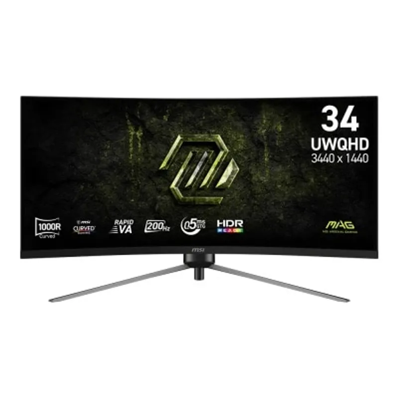 MSI 微星 MSI MAG 345CQRF E20 電競螢幕 (34"; 3440 x 1440; 200Hz; Rapid VA)(MO-MA345E2)