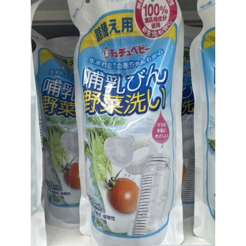 CHUCHU奶瓶及蔬菜清洗液720ML(補充)
