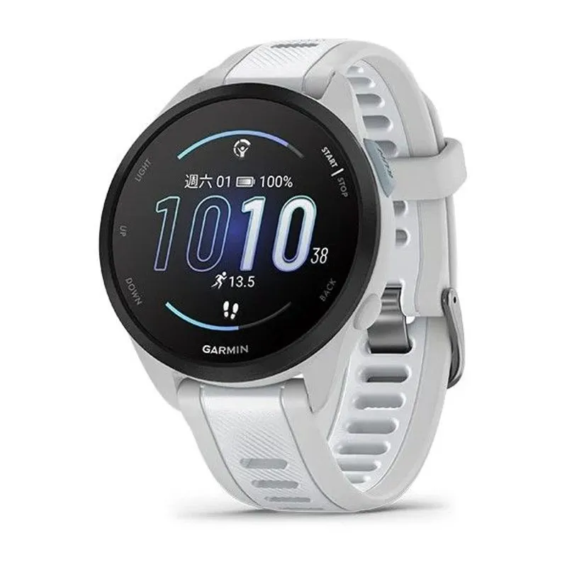 GARMIN 智能運動手錶(暢快白) FORERUNNER165/GW01002863AD