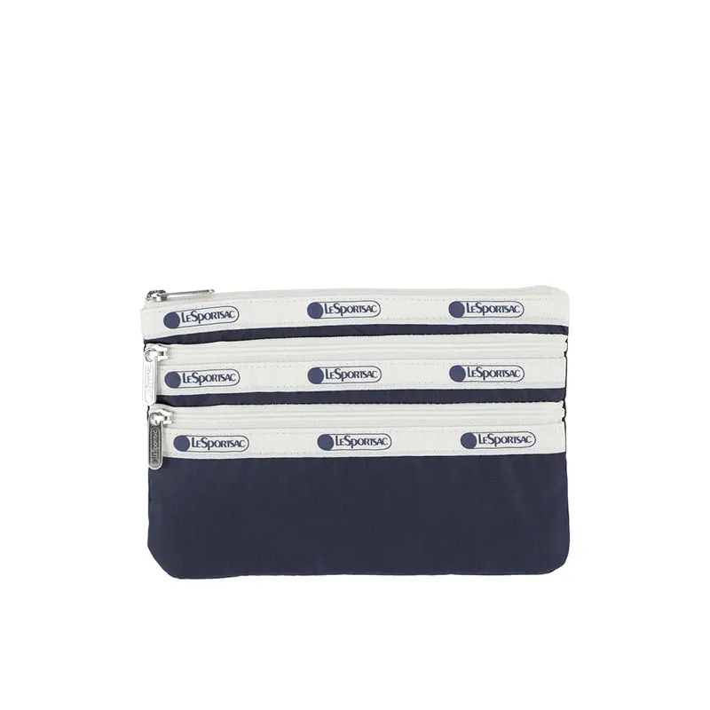LESPORTSAC 7158 R111 3-ZIP COSMETIC POUCH 手袋