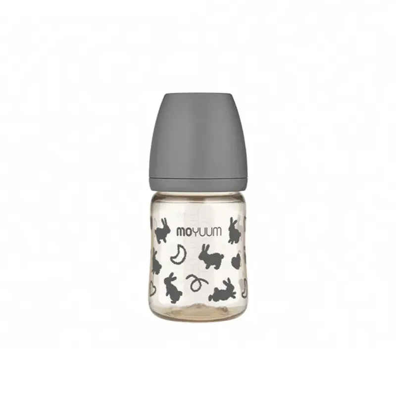 Moyuum宽口奶瓶170ml/6oz(黑色)